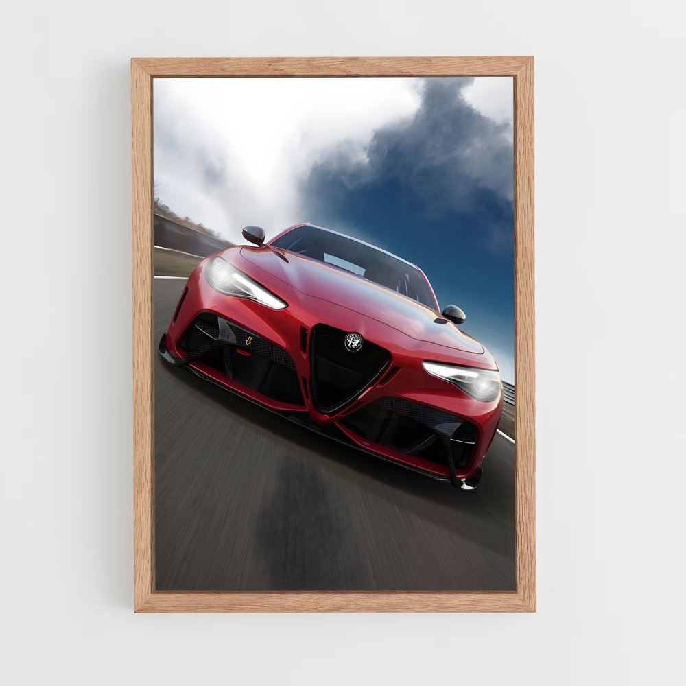 Poster Alfa Fury – affiche Alfa Romeo (vue 4)
